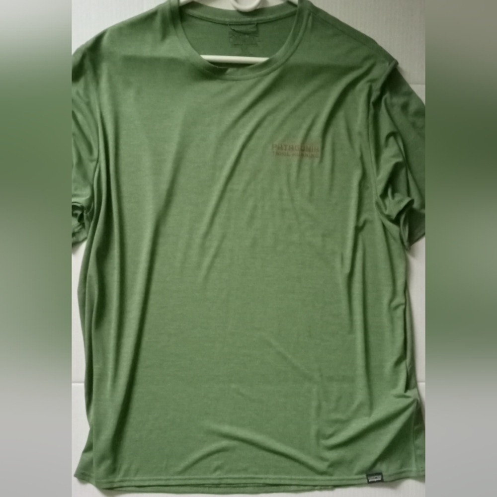 🩷💚⚜️Patagonia⚜️🩷💚Capilene Cool Daily Mens T-Shirt Green Lightweight Size XL